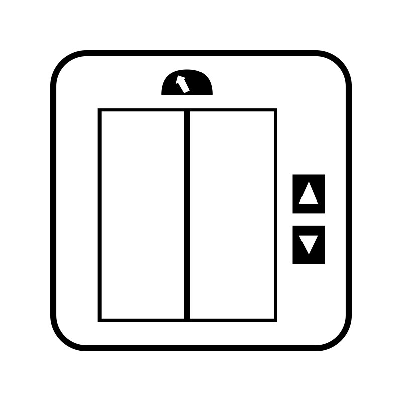 pictogram/piktogram - elevator