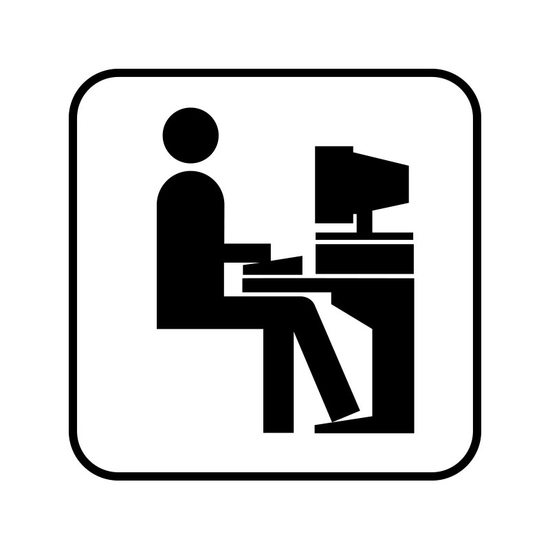 pictogram/piktogram - Internet Café