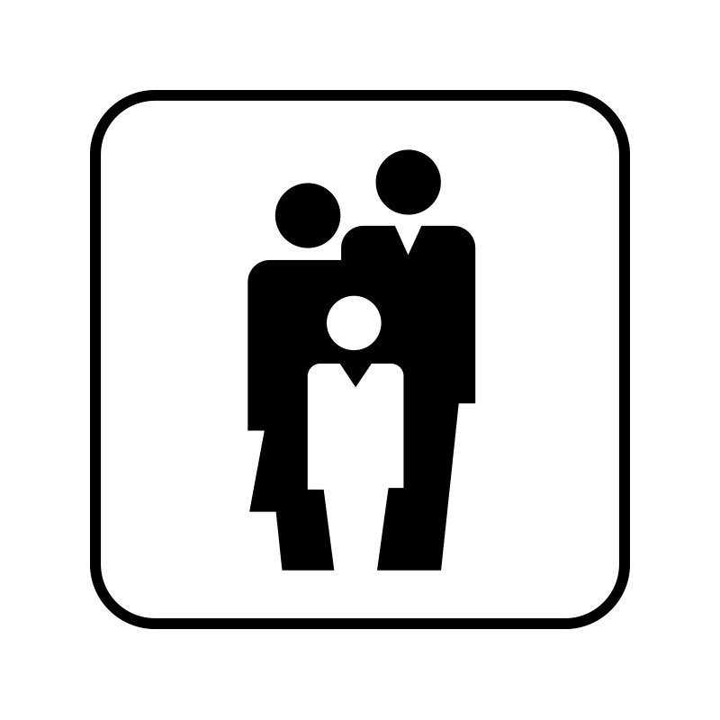 pictogram/piktogram - 3 personer