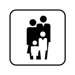 pictogram/piktogram - 4 personer