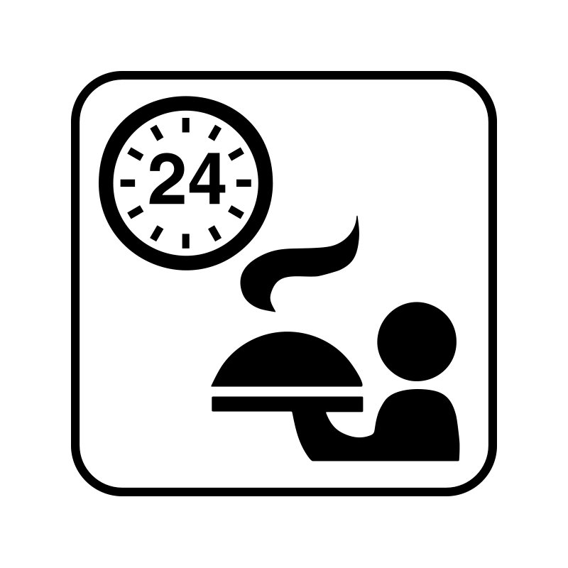 pictogram/piktogram - 24 timers roomservice