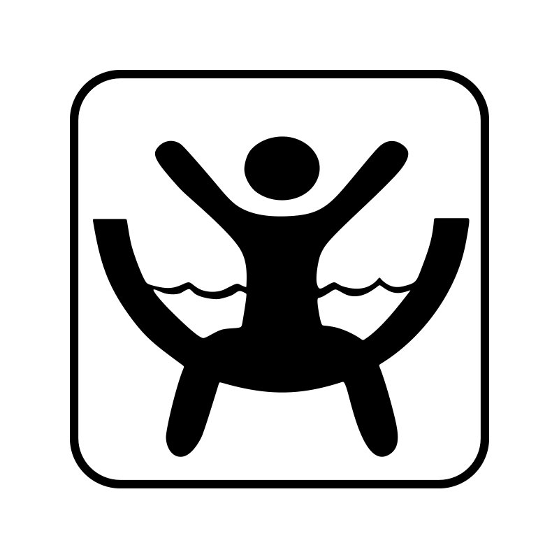 pictogram/piktogram - Vandrutschebane