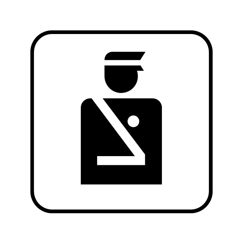 pictogram / piktogram - Politi