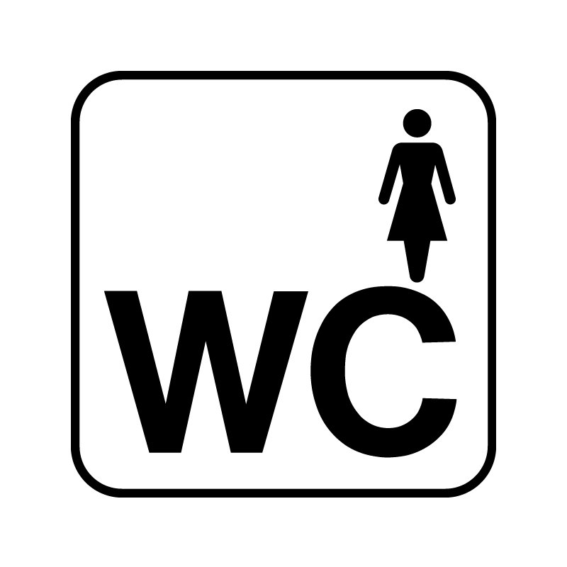 pictogram / piktogram - Dametoilet