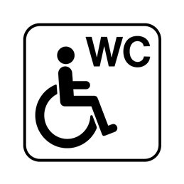 pictogram / piktogram - Handicaptoilet