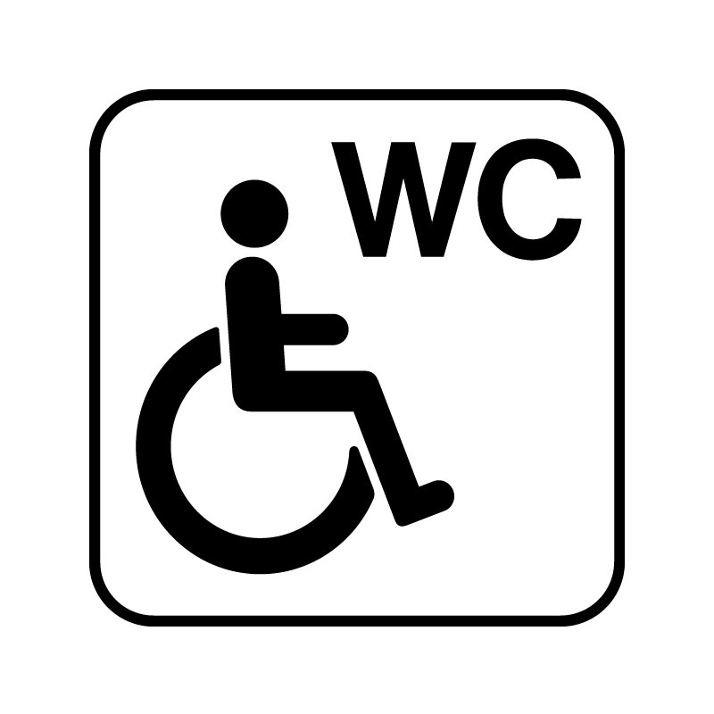 pictogram / piktogram - Handicaptoilet