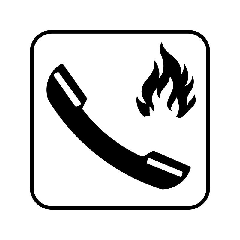 pictogram / piktogram - Alarmtelefon