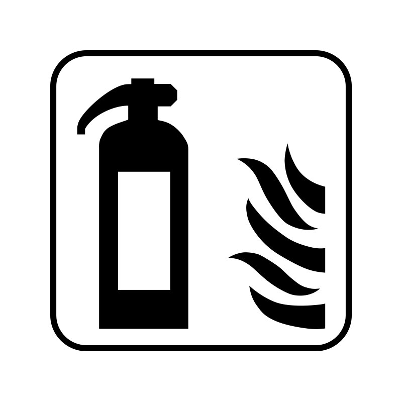 pictogram / piktogram - Brandslukker