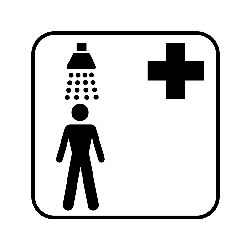 pictogram / piktogram - Nødbruser