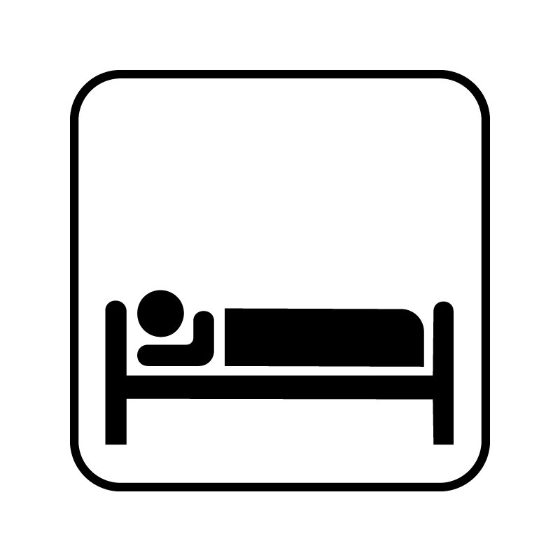 pictogram / piktogram - Hotel