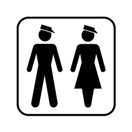 pictogram / piktogram - Togpersonale