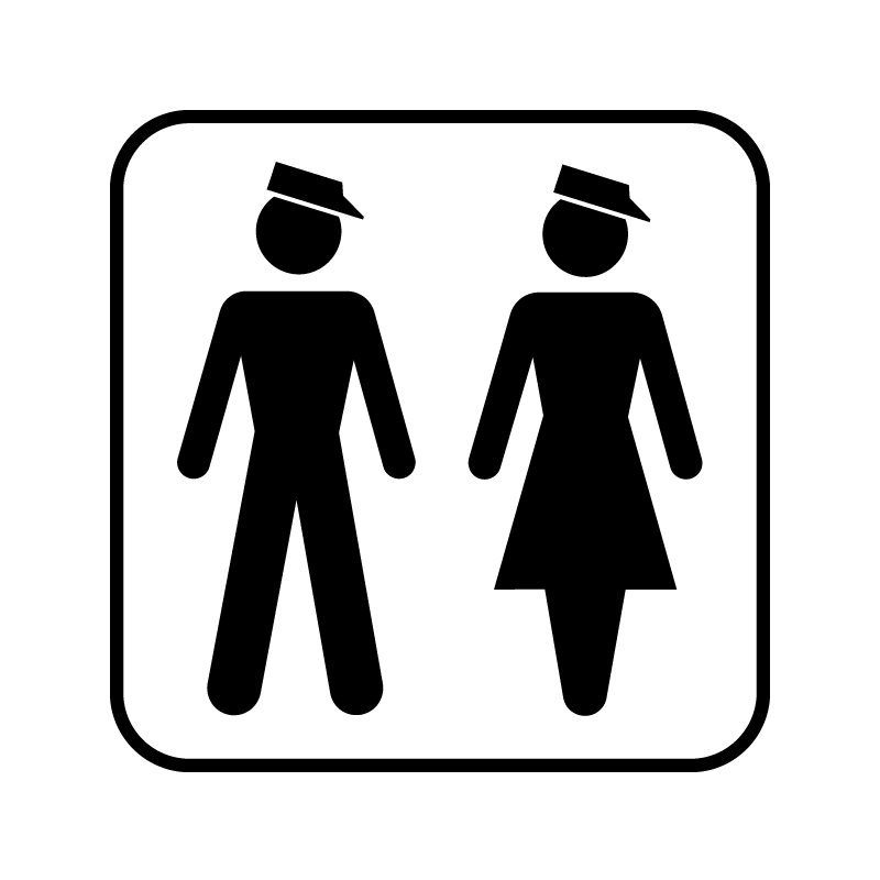 pictogram / piktogram - Togpersonale