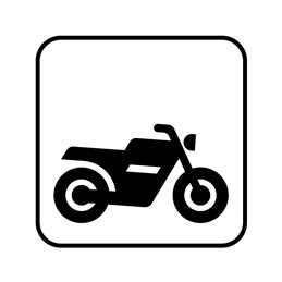 pictogram / piktogram - Motorcykel