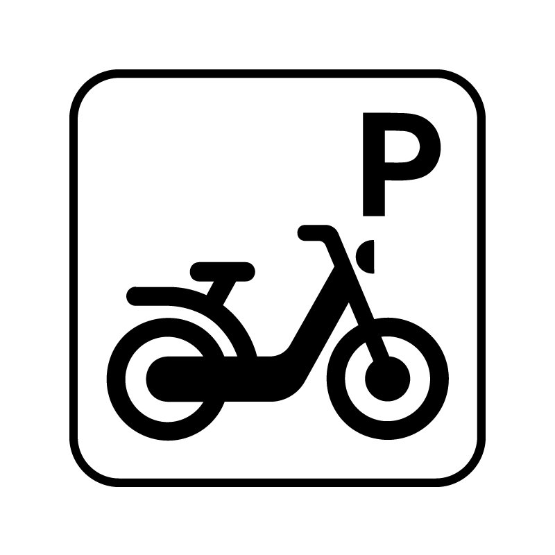 pictogram / piktogram - Knallertparkering