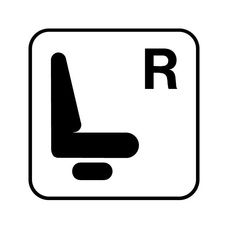 pictogram / piktogram - Siddeplads reservation