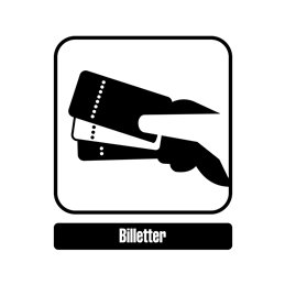 pictogram / piktogram - Billetsalg