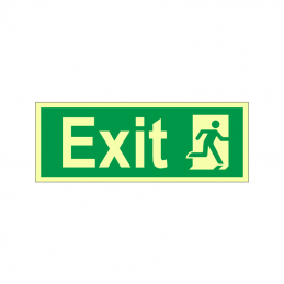 Exit with symbol direction right