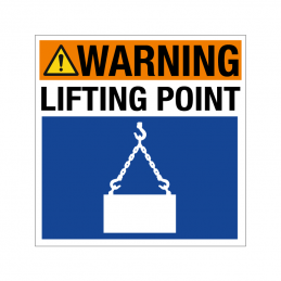 warning lifting point